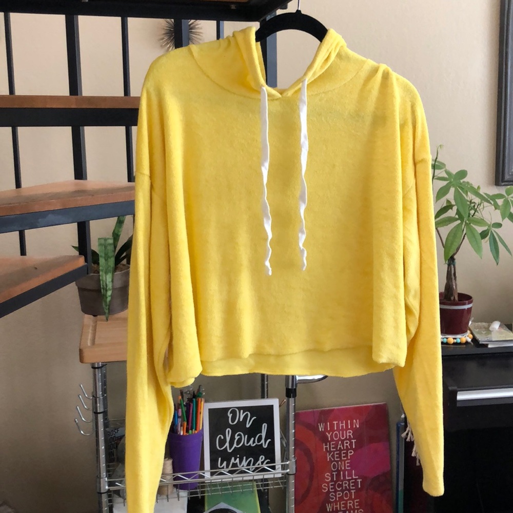 Terry Cropped Sweatshirt ☀️